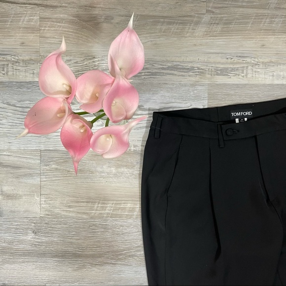 Tom Ford High Rise Straight Leg Tailored Trousers - Picture 7 of 10